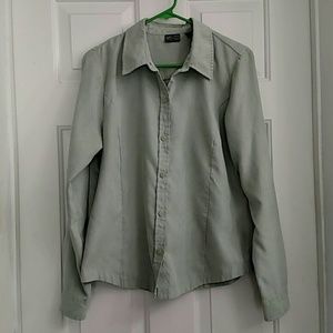 DONATED NY&CO mint green blouse